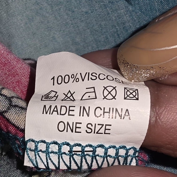 Floral Duster/ Kimono with Cranes, Seigaiha, Happiness, Good Fortune - Picture 5 of 6